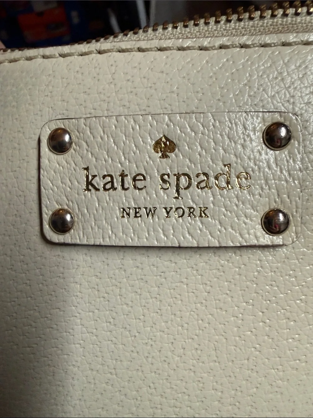 Kate Spade Rachelle Beige Leather Handbag